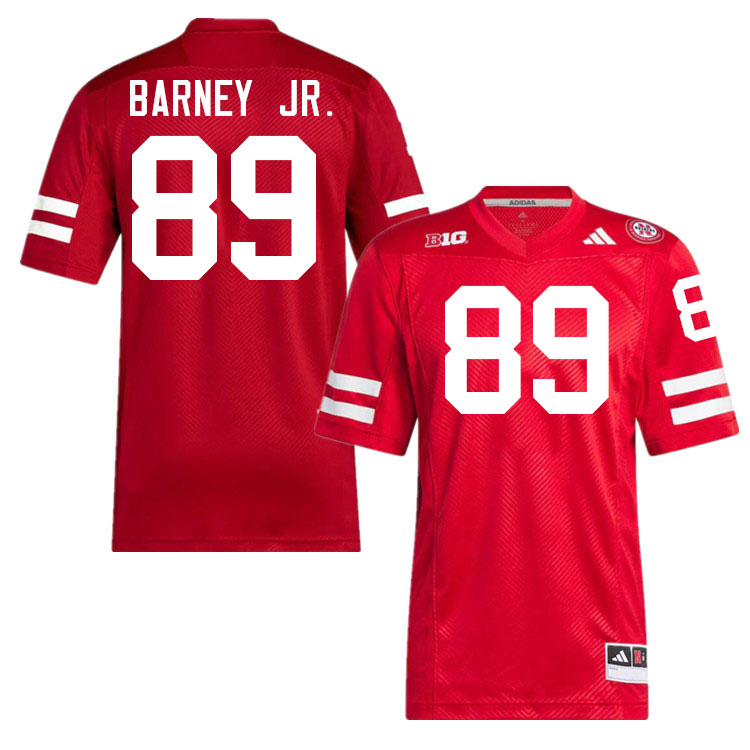 Men #89 Jacory Barney Jr. Nebraska Cornhuskers College Football Jerseys Stitched Sale-Scarlet